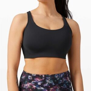 Lululemon All Powered Up Black Sports Bra